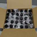 30 Pack 1.7oz Mini Liquor Bottles with Black Cap,Plastic Alcohol Bottles with 10 Funnels,Airtight Plastic Spirit Bottle for Weddings,Party Supplies