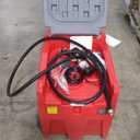 VEVOR Transfer Tank, 58 Gallon Capacity & 12V Electric Transfer Pump, Fuel Tank with 10 GPM Flow Rate and 13.1ft Rubber Hose, PE Transfer Tanks for Easy Fuel Transportation, Red
