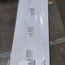 Flash Furniture Kathryn 5' Rectangular Plastic Folding Table, Long Plastic Foldable Table for Indoor/Outdoor Events, White