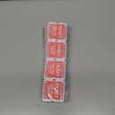 Pack of 4 L LIKED 200 Raffle Tickets, 50/50 Double Roll Tickets for Event, Raffles, Carnival, Door Prizes and Class Reward (Red)