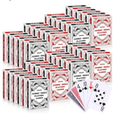 Zubebe 48 Pack Playing Cards Bulk Deck of Cards Jumbo Index Red and Black Standard Playing Poker Size Travel Playing Item for Activities Party Supplies Games Novelty Gift