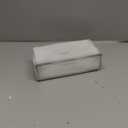 Vintage Glass Jewelry Box Keepsake Box with Hinged Lid, Great for Storage Trinket/Jewelry/Card/Photo, Black Decorative Box for Dresser-15612EX (Large)