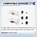 Racing Compliance Brackets Spherical Bearings Compatible with Clear Civic EG 92-95 Integra 94-01,Replace 542-05-M465