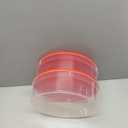 2 Pack Pie Carrier Cake Storage Container with Lid | 10.5" Large Round Plastic Cupcake Cheesecake Muffin Flan Cookie Tortilla Holder Storage Containers Airtight | Pie Keeper Transport Container