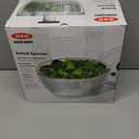 OXO Good Grips Salad Spinner | Lettuce Spinner | Fruit Washer | Fruit Washing Bowl with Strainer | Vegetable Cleaner | Salad Cleaner | Lettuce Washer | 6.22 Quart Capacity (White)