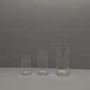 24 PCS Hurricand Glass Candle Holders, Clear Glass Cylinder Vase for Centerpieces Wedding Party Decoration