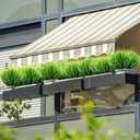 Ysleen 40 Bundles Artificial Grasses Outdoor UV Resistant Fake Plants No Fade Faux Grass Plastic Wheat Grass Greenery Shrubs Garden Porch Window Box Decorating Craft