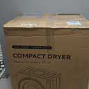 Euhomy Portable Dryer 1.5 cu. ft., 850W Powerful Clothes Dryer with Stainless Steel Drum and Exhaust Hose, Dryer Ideal for Apartments, RVs, Dorm RoomsWhite