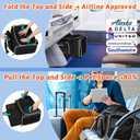 Petskd Top and Side Expandable Pet Carrier 17x11x9.5 Inches Alaska Airline Approved, Soft-Sided Carrier for Small Cats and Dogs with Locking Safety Zippers and Anti-Scratch Mesh (Black)