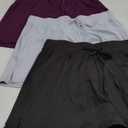 Real Essentials 3 Pack: Women's Athletic Running Shorts - Hiking Gym Yoga Workout Casual Lounge with Pockets, (X-Large)