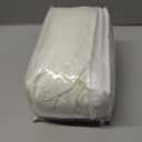 H.VERSAILTEX 100% Waterproof Bar Stool Cover Stretch Counter Stool Pub Chair Slipcover for Dining Room Removable Soft Thick Solid Fleece Fabric Bar Stool Slipcovers Set of 2, Ivory