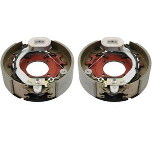12-1/4" X 3-3/8" (12.25" X 3.375") Electric Trailer Brake Assembly Pair for 8000 LBS (8K) Trailer Axles Left and Right Electric Trailer Brakes