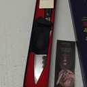 Chef Knife, Black Forged Japanese Kitchen Knife with High Carbon Stainless Steel and Full Tang Pakkawood Handle, Christmas Gift with Premium Box (8.27 Inch Kiritsuke Knife)