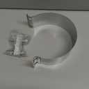 1.75 Inch Exhaust Clamp,1 3/4 In Butt Joint Exhaust Muffler Pipe Band Clamp Sleeve Coupler Stainless Steel