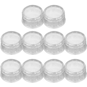 STOBAZA Cocktail Shaker Lid Replacement Set Plastic Splash-Proof Shaker Caps for Bar Use and Travel Drink Mixer Cup Covers with Secure Fit