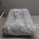 MAYSHINE Plush Shaggy Chenille Bath Mat | Extra Soft, Super Absorbent, Non-Slip Bathroom Rug | Fluffy Microfiber, Area Rug Sets for Bathroom Floor, Kitchen, Living Room | 71"x31" | Spa Blue