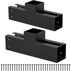 ORIGLE 4x4 Pergola Kit, 4x4 Pergola Brackets 3-Way T-Angle Corner Bracket