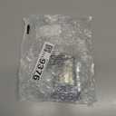 2 Pack Deadbolt Strike Plate Door Backplate, Large Hole and Narrow Edge Frame Striker for Door Latch with Screws and Repair Wood Strips, Repair Deadbolt Misalignment/Stuck/Sticked (Black)