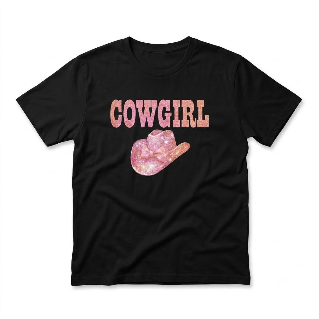 Oversized Western Cowgirl Shirts for Women Country Music Rock Band Tshirt Black, XL