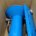 RIDGE WASHER Pressure Washer Hose Reel 180FT, Mounted Heavy Duty High Power Washer Hose Reel, 4000 PSI Manual Crank Hoses Reel, 3/8'' Whip Hose