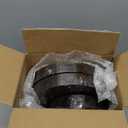 FLOWERCAT 100PCS Clear Brown Plastic Plates - Heavy Duty Plastic Plates Disposable for party &Wedding - Serve for 50Guests party (10inch & 7inch)(Mocha Mousse)