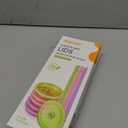 Aieve Mason Jar Straw Lids Compatible with Ball 16oz 24oz Wide Mouth Mason Jar, 6 Pcs Wide Mouth Drinking Cover with Straw Hole