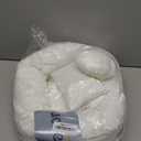 4PC Newborn Photography Props Baby Posing Aid Pillow Beans Bag 1pc Donut +3 pcs Posing Pillow Photograph Shoot Set for 0-3 Months Baby White