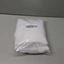 White Tulle Table Skirt for Rectangle Tables 6FT Table Skirting 2 Layer Birthday Party Tutu Table Cloth for Baby Shower Party Supplies (L6(ft)* H30in, White + Led Light)