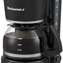 Elite Gourmet EHC-5055 Automatic 5-Cup Brew & Drip Coffee Maker with Pause N Serve Reusable Filter, On/Off Switch, Water Level Indicator