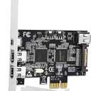 4 Ports PCIE Firewire 400 1394A Expansion Card, Texas Instruments TI TSB43AB23, Plug and Play on Windows and MAC Desktop PCs, 3X 6Pin and 1X 4Pin 1394A Ports, 400Mbps Max Speed (FS-FW400)