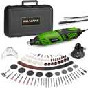 180W Rotary Tool Kit, 1.5-Amp PHALANX 6 Variable Speed with Flex Shaft, 8000-32000RPM Multi-Tool& 139pcs Accessories Kit, Power Multiuse Set Prefect for Crafting Projects and DIY Creations