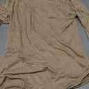 MANGOPOP Women's Mock Turtle Neck Long Sleeve Tops Bodysuit Jumpsuit Smal