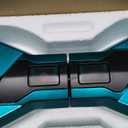 Starship Hoverboard with Bluetooth Speaker, Chrome Color Self Balancing Scooters with Science Fiction Design and 6.5 inch LED Wheels (Chrome Turquoise)