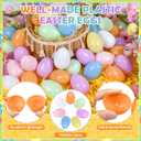 Seifar 180PCS 2.4Inch Easter Eggs Set, 7 Bright Colors Plastic Fillable Eggs for Easter Egg Hunt, Basket Stuffers, Party Games, Classroom Activities & Spring Decor