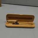 Dryden Designs Luxury Bamboo Fountain Pen with Ink Refill Converter and Matching Gift Case - Smooth & Elegant, Gift Set for Calligraphy Writing, Signature, Journal, Artist and Professionals