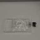 Universal Thermostat Lock Box with Key, Large Thermostat Lock Box Cover with Key, Clear Large Thermostat Cover for Thermostat on Wall, A/C Lock Box Cover with Key Fits Thermostats