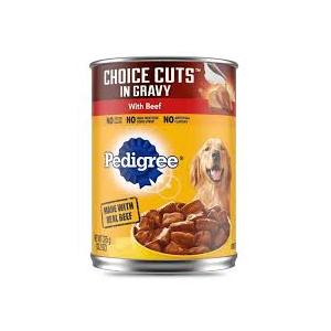 Pedigree Homestyle Meals Chicken, Rice and Vegetable Flavor Canned Dog Food, 13.2 oz, Best By: 102527