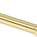 Gatco 5051 Designer II Towel Bar, 18 Inch, Brushed Brass | Wall Mounted Towel Holder for Bathroom
