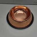 Petsentials Non-Skid Stylish Food Bowl for Your Pet, Premium Grade Stainless Steel - Elegant Bronze | Small, 18oz (2 Pack)