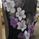 Luxudecor Floral Comforter Queen Size, Purple Floral Comforter, Soft Microfiber Complete Bedding Sets for All Seasons