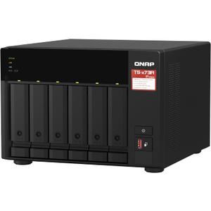 QNAP TS-673A-8G 6 Bay High-Performance NAS
2 x 2.5GbE Ports, Two PCIe Gen3 Slots