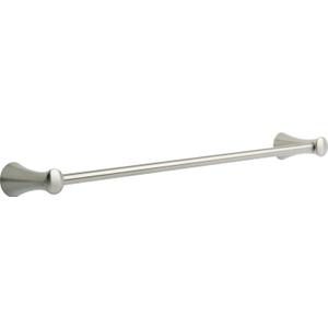 Delta Towel Rack | 24 Inch Brilliance Stainless Steel Towel Bar for Bathroom, Kitchen | Lahara Accessories