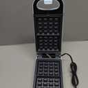 AROMA Swap & Flip Waffle Maker with Removable Plates: 3-in-1 Panini Press, Mini Donut Maker, and Waffle Iron