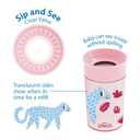 Dr. Brown's Milestones Cheers360 Training Sippy Cup for Babies & Toddlers - Pink Animals - 10oz - 9m+