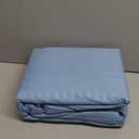 LuxClub 4 PC King Size Sheet Set, Breathable Luxury Bed Sheets, Deep Pockets 18" Wrinkle Free Cooling Machine Washable Hotel Bedding (Striped Light Blue), King Size