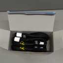 QUMY Dog Shoes for Large Dogs, Medium Dog Boots & Paw Protectors for Winter Snowy Day, Summer Hot Pavement, Water-Resistant in Rainy Weather, Outdoor Walking, Indoor Hardfloors Skid-Resistant Sole (Size 6: 2.6''x3.0''(W*L) (Pack of 4))