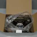 Antique Telephone, Bronze Vintage Retro Landline Phone Old Fashioned Push Dial Corded, Landline Phone Decorative Desktop Caller for Home Office Hotel Decor