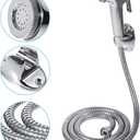 ZPSHYD Handheld Toilet Bidet Sprayer with Stainless Steel Bidet Hose and Wall Bracket ABS Spray Faucet Kit for Feminine Wash Baby Diaper Wash Muslim Showe