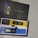 VIVOSUN Digital pH and TDS Meter Kits, 0.01pH High Accuracy Pen Type pH Meter  2% Readout Accuracy 3-in-1 TDS EC Temperature Meter for Hydroponics, Pool and Aquarium, Yellow Blue, UL Certified