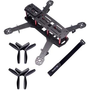 Readytosky 250mm FPV Racing Drone Frame 5 Inch Carbon Fiber Quadcopter Frame Kit with 4mm FPV Frame Arms+Lipo Battery Strap